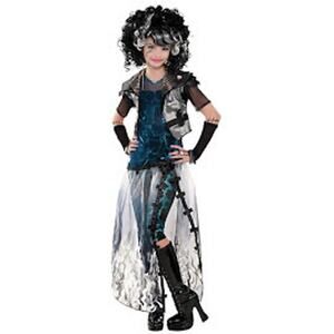2012 MONSTER HIGH FRANKIE STEIN SUPREME COSTUME WITH WIG - GIRLS XL 14/16